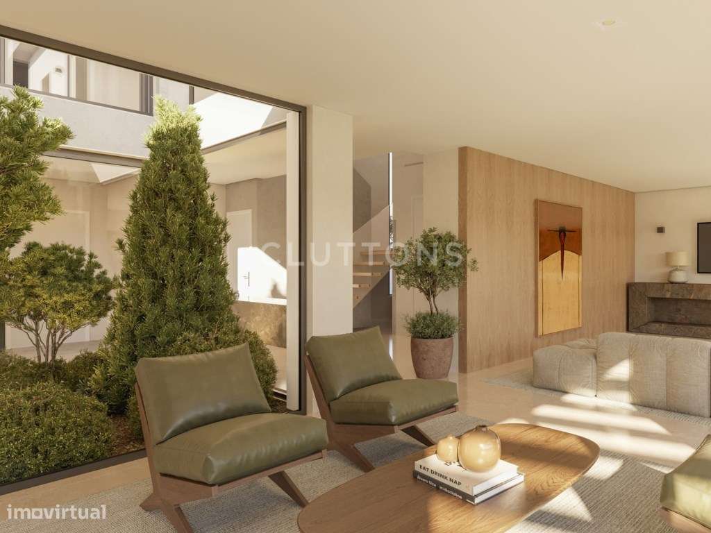 Moradia T4+1 contemporânea com piscina e jardim em Birre, Cascais-10