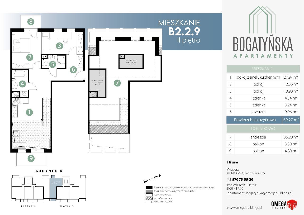 Bogatyńska Apartamenty Mieszkanie B2.2.9