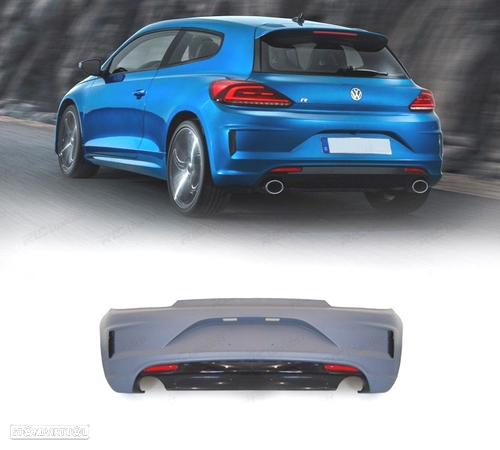 PARACHOQUES TRASEIRO PARA VOLKWAGEN VW SCIROCCO 15- LOOK R - 1