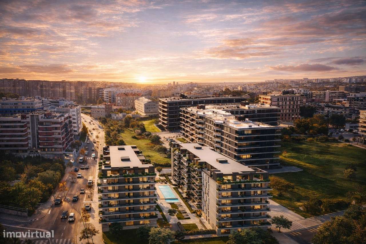 Apartamento T3 Novo em Condomínio Fechado com Piscina | Ramalde, Porto - Grande imagem: 5/19