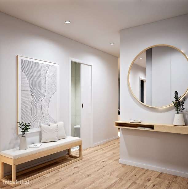 T1 Novo com Varanda (6m2) e 2 lugares de garagem em Canidelo-7