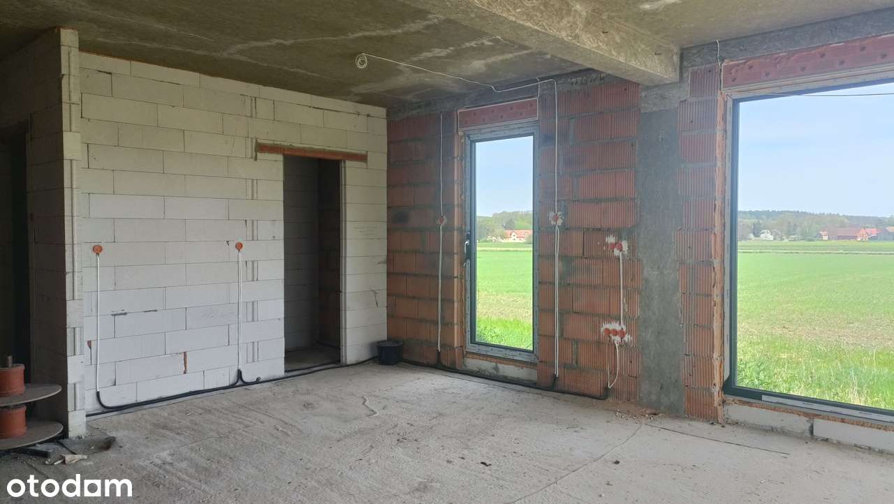 Piława Górna, 60km od Wrocławia, dom w trakcie budowy, duża działka! - Pełny obrazek: 5/14