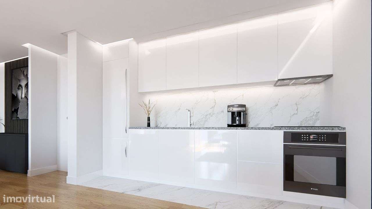 Algarve T2 Novo 21 m2 varanda suite com closet 2 lugares de garagem - Grande imagem: 5/49