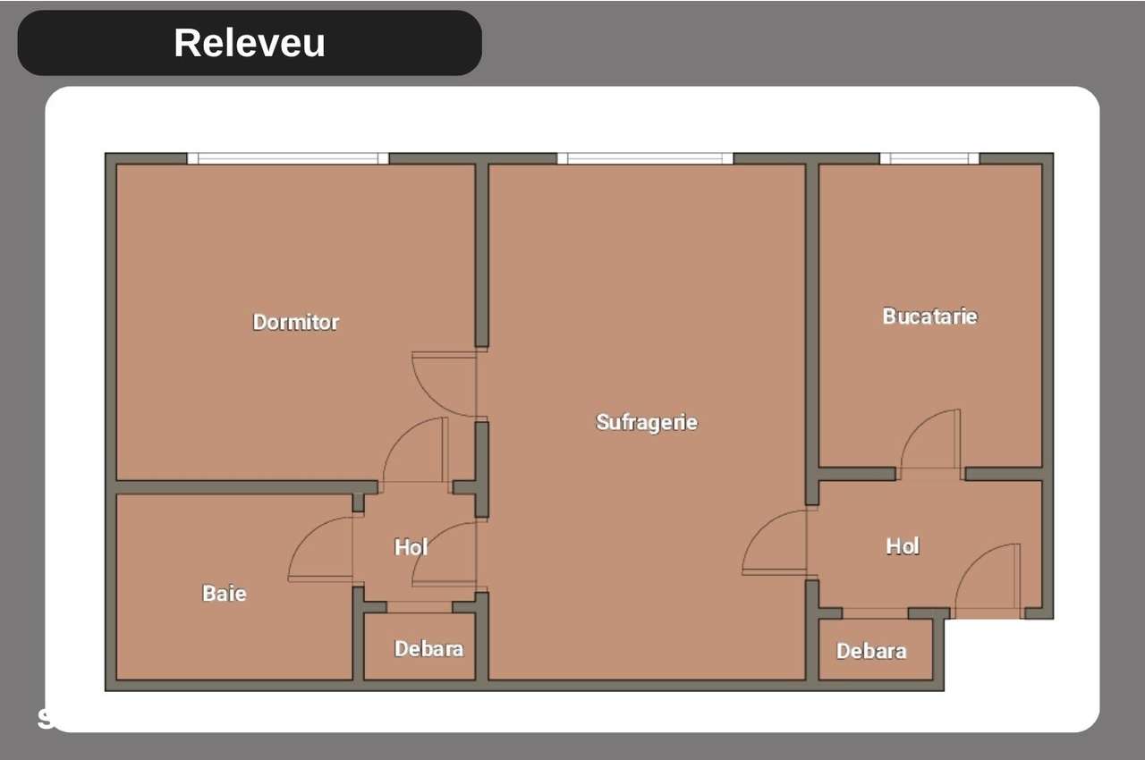 Apartament cu 2 camere, cartier Țiglina I, parter.-3