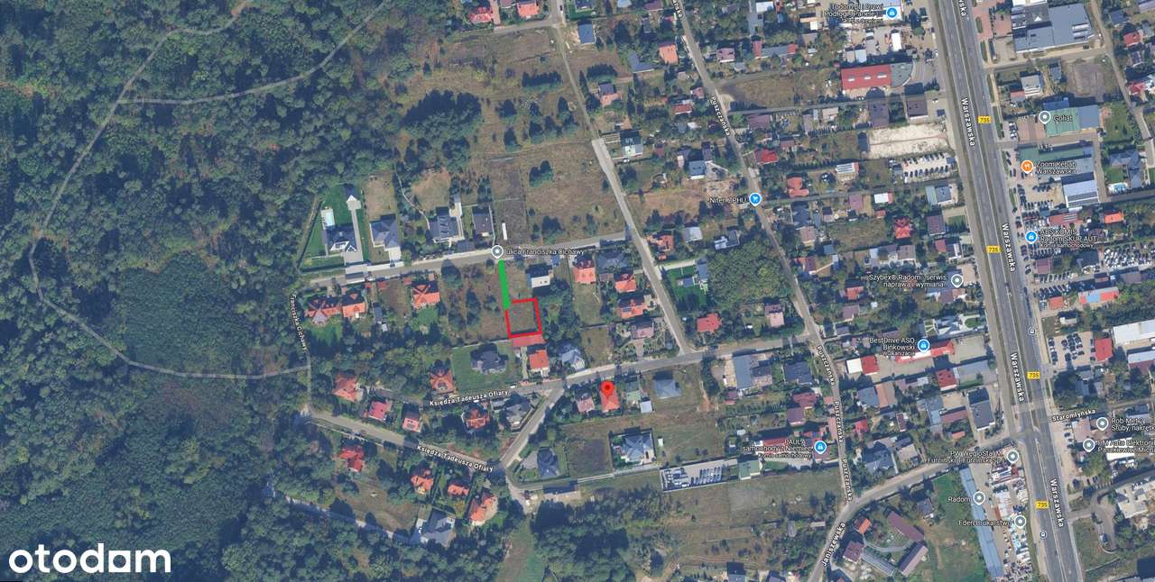 DZIAŁKA BUDOWLANA  604 m² » Radom, os. Młynek Janiszewski - Pełny obrazek: 4/5