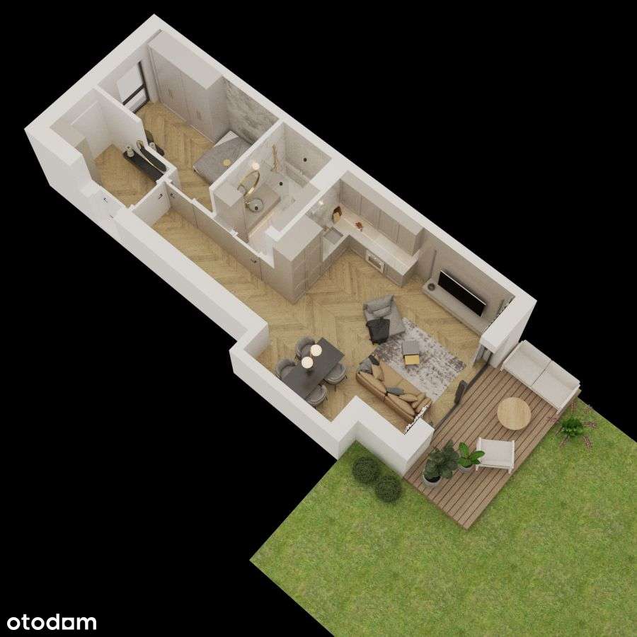 Nowe Kameralne Osiedle I 3 pokoje I 2 miejsc post. - Pełny obrazek: 3/6