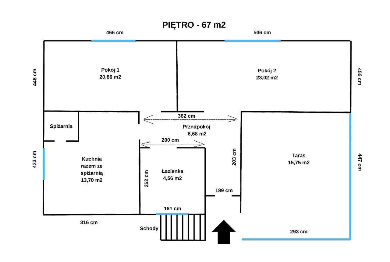 Dom piętrowy / centrum Zaniemyśla / plaża / las-19