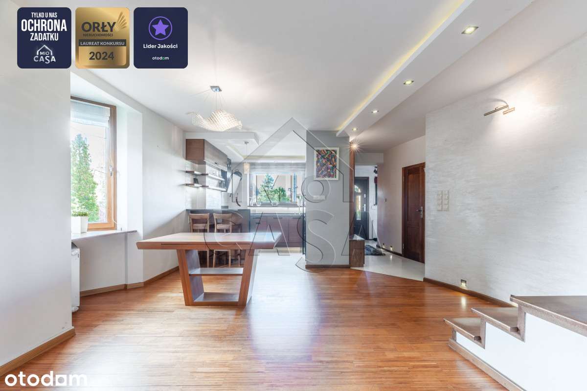 Szereg z Tarasem, Ogrodem i Garażem Wśród Zieleni - Pełny obrazek: 4/20