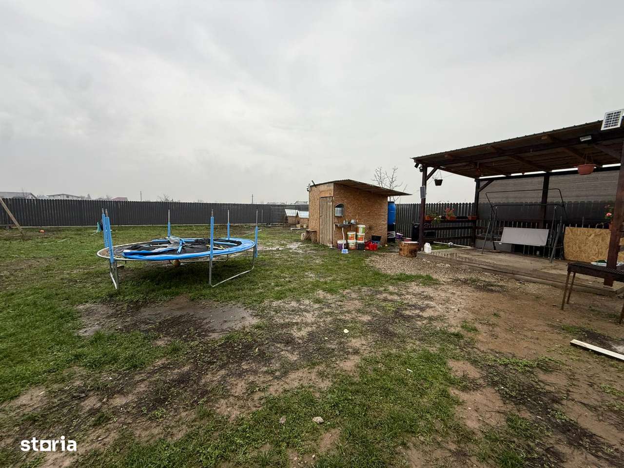 Teren 473mp / Mihailesti / autorizatie casa P+1 / gard nou-5