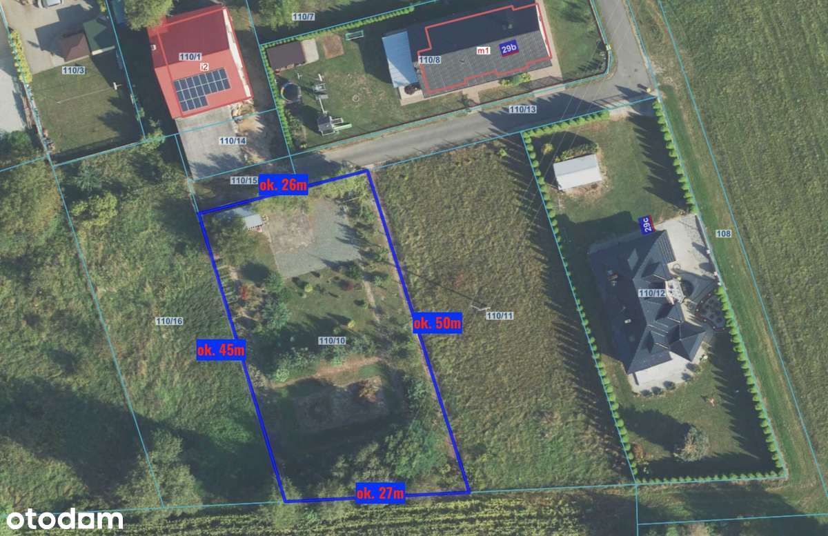 Kępno, ul. Sportowa - działka budowlana z prądem-1