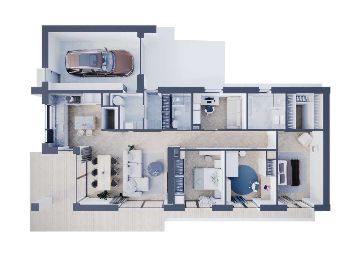 Dom parterowy | stan deweloperski | 141 m² | Motycz-Józefin-10