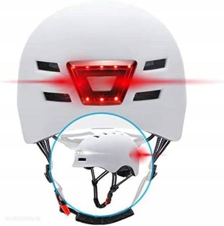 Kask rowerowy Beeper me135m-n r. 54-57cm M biały - 3