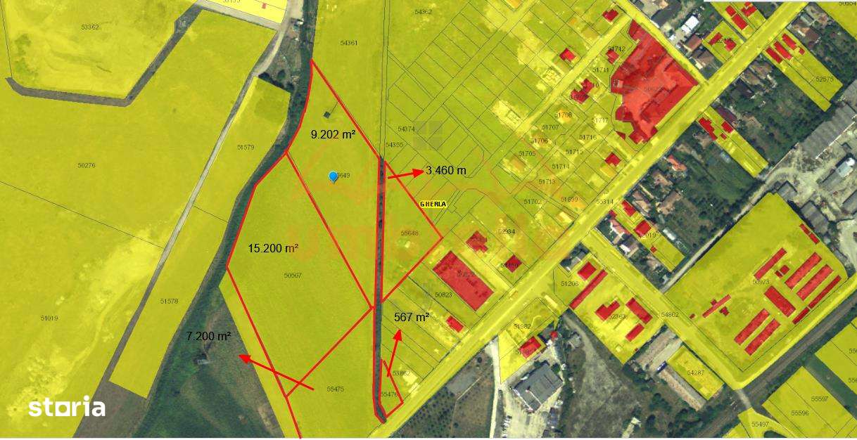 De vanzare in Gherla, Strada Hasdatii, 12.662 m² - Imagine principală: 4/4