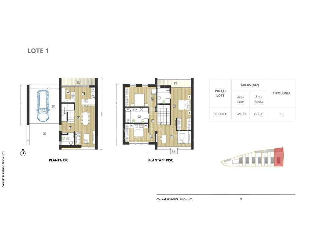 Terreno urbano para venda em Sangalhos, Anadia - Grande imagem: 4/11
