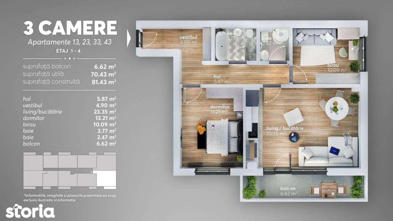 3 Camere Apartament De Vanzare Bucuresti Judet Sectorul 3 4568210 Www Storia Ro
