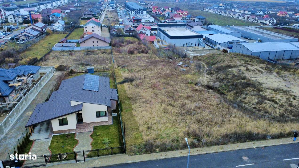 Teren 3.884 mp Ciritei – zona premium, ideal investitie / dezvoltare - Imagine principală: 2/8