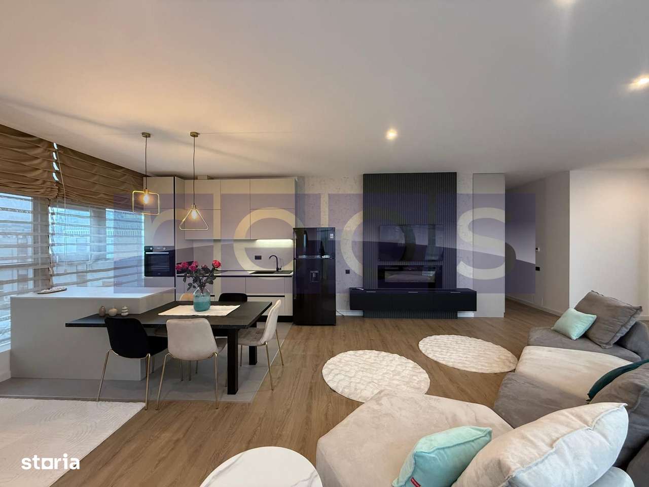 INCHIRIERE 4 CAMERE | ONE NORTH LOFT | MOBILAT SI UTILAT LUX | LOC PAR - Imagine principală: 5/9