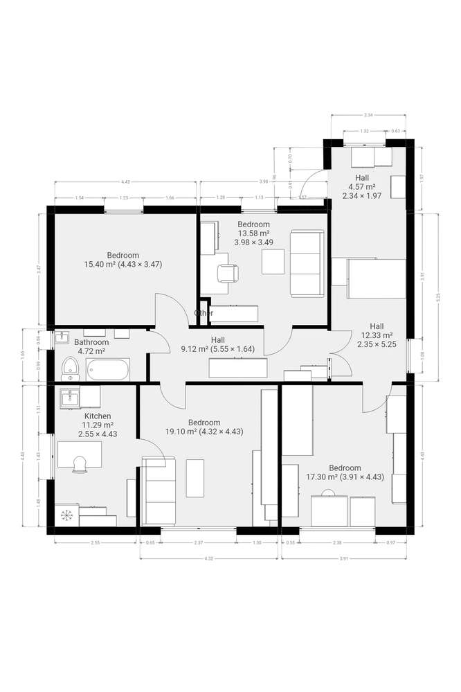 Sucha Góra Dom Dwu Rodzinny duża działka-19