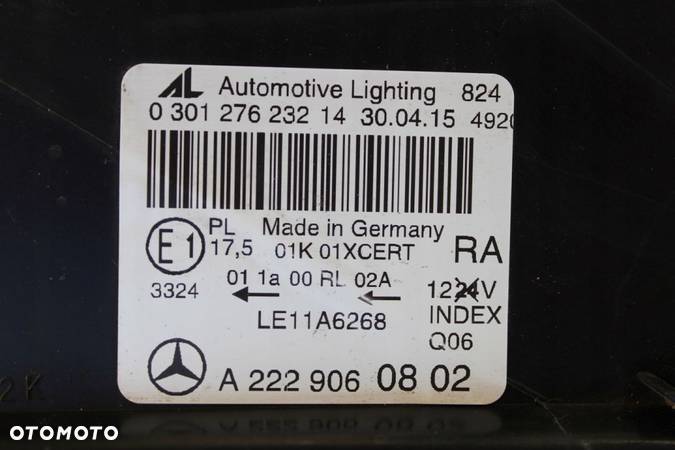 Mercedes W222 2013-17 Full Led Inteligent Oryginał - 8