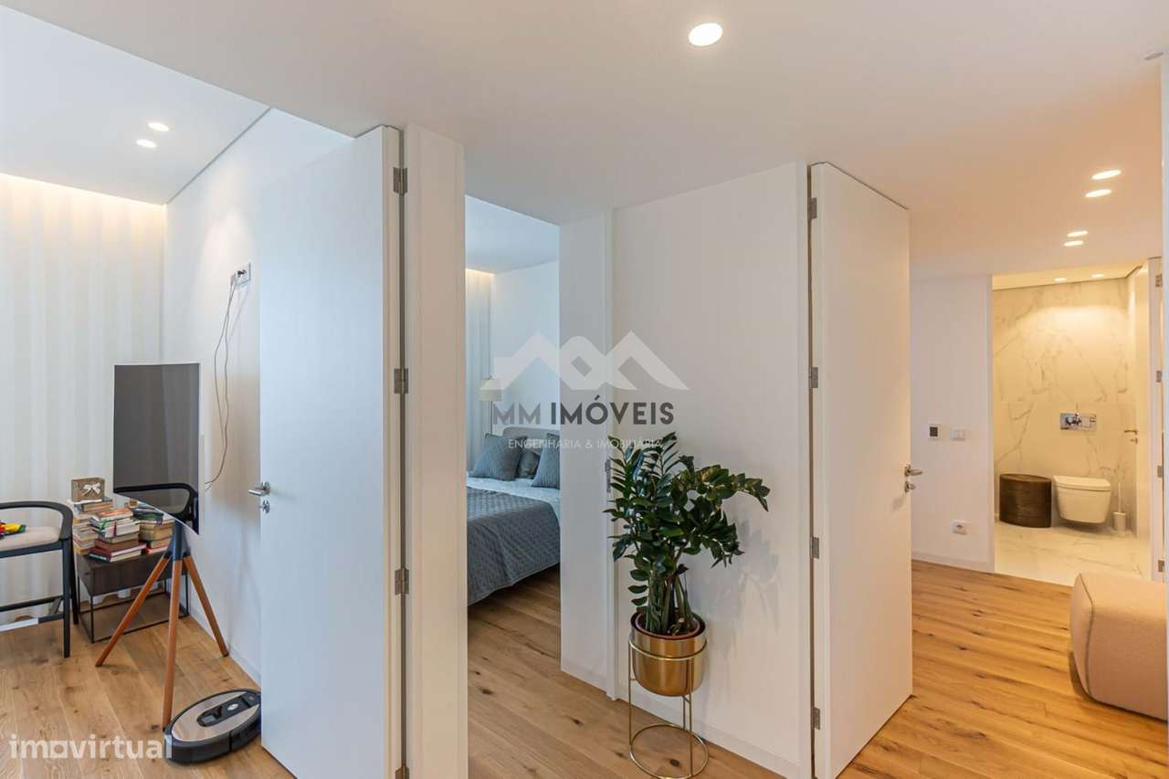 T3 Luxo Último Piso | Leça da Palmeira | Vistas de Mar | Varanda a Poe-22