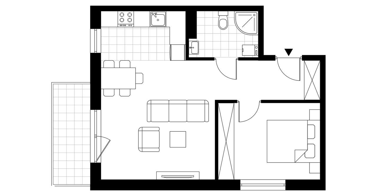 Osiedle Premium X​I​I | mieszkanie 2-pok. | 9 - Pełny obrazek: 3/8