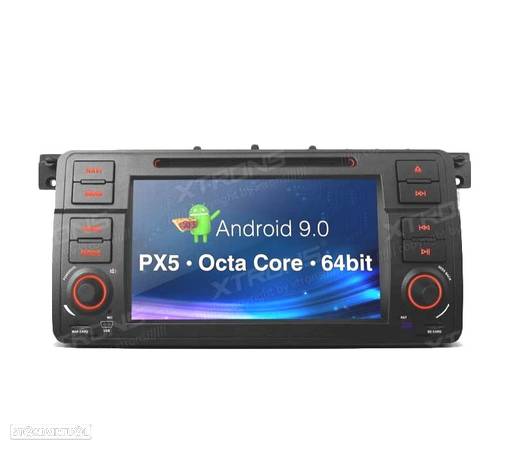 AUTO RÁDIO 7" ANDROID 9.0 OCTA-CORE MULTIMEDIA STEREO GPS PARA BMW ROVER MG - 1