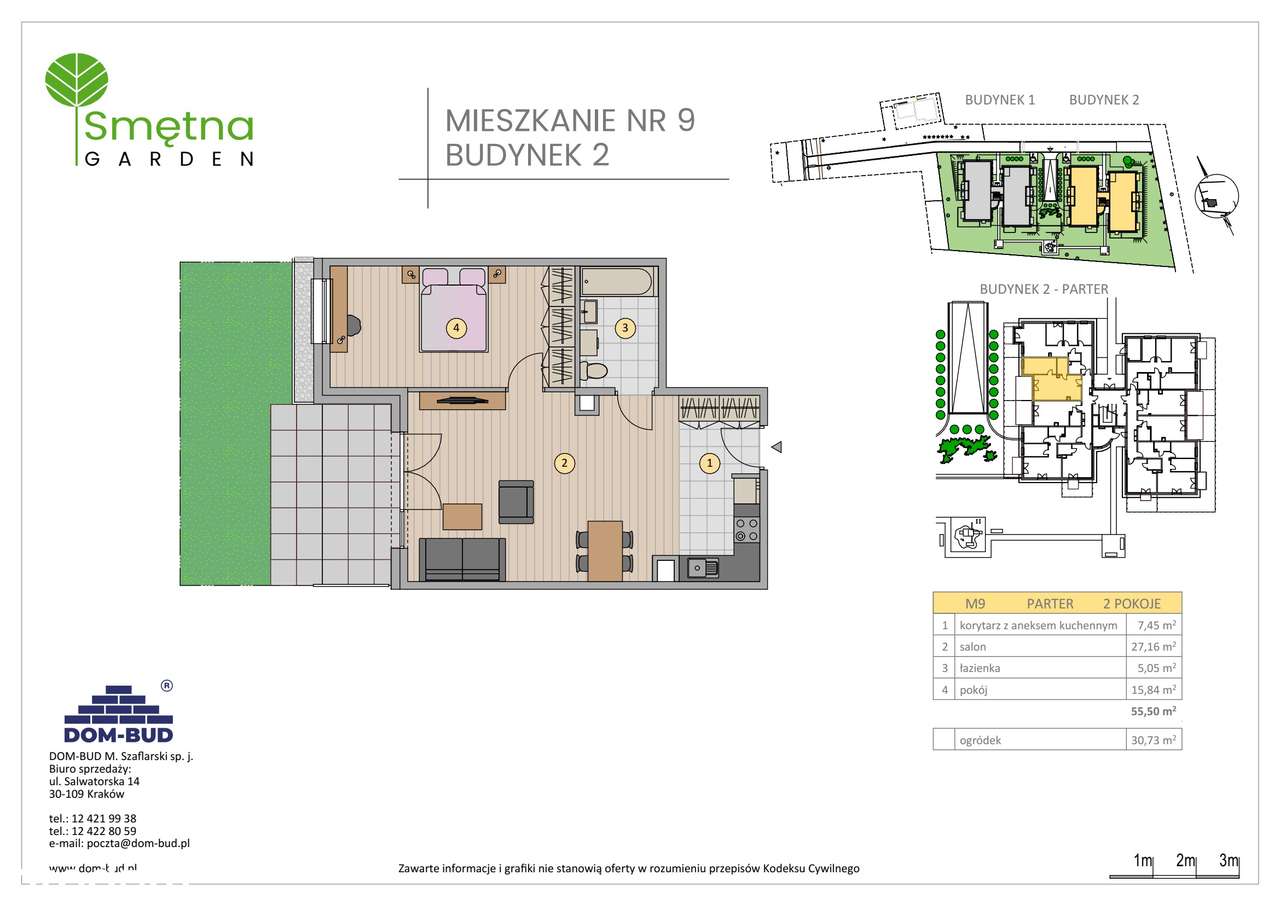 Smętna Garden  | mieszkanie 2-pok. | 9 - Pełny obrazek: 2/7