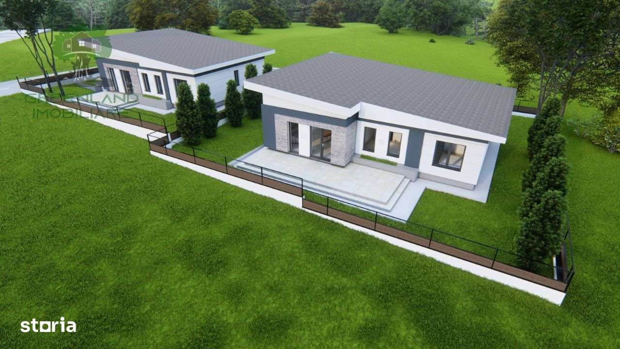 Casa individuala parter 4 cam, 2 bai, 130mp, teren 450mp, langa PADURE - Imagine principală: 5/9