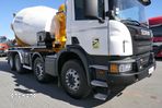 Scania P 410 / 8x4 / GRUSZKA LIBHERR 9 m3 / BETONIARKA / 2018 ROK / WAGA : 12800 kg - 8