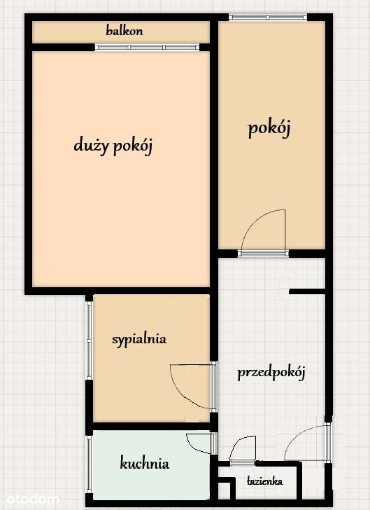 Nieduże, trzypokojowe mieszkanie na os. Norwida-9