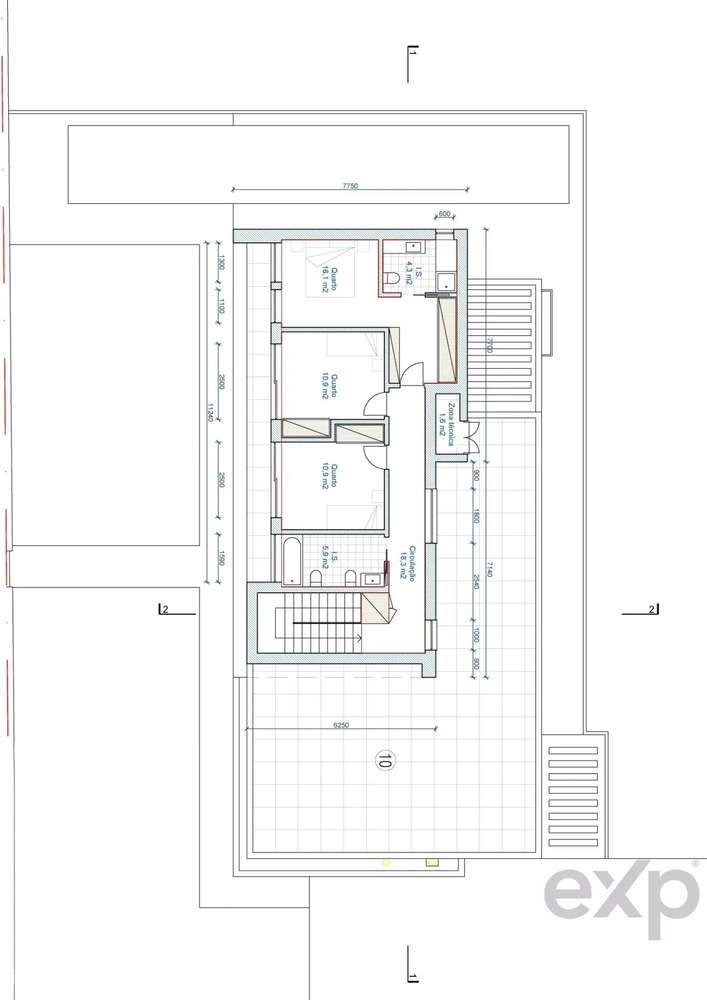 Moradia T4 com Piscina Aquecida de 17,5m e Apartamento Independente em-34