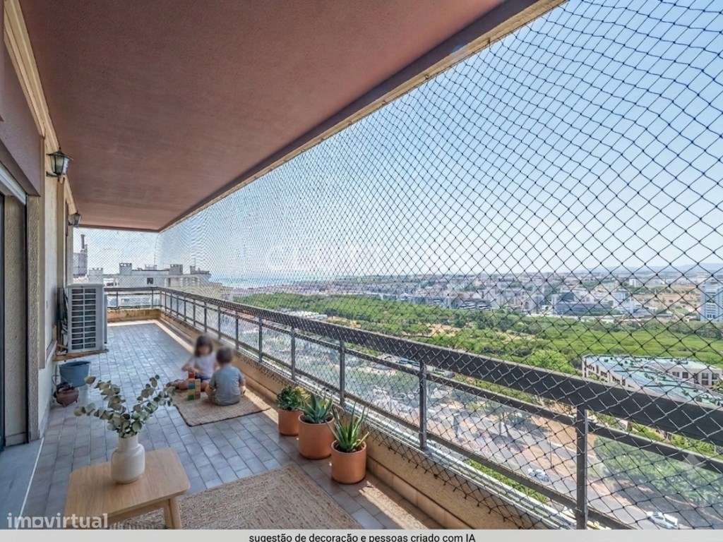 Viver com vista nas Torres do Restelo - Belém, Penthouse T4, varand...-20