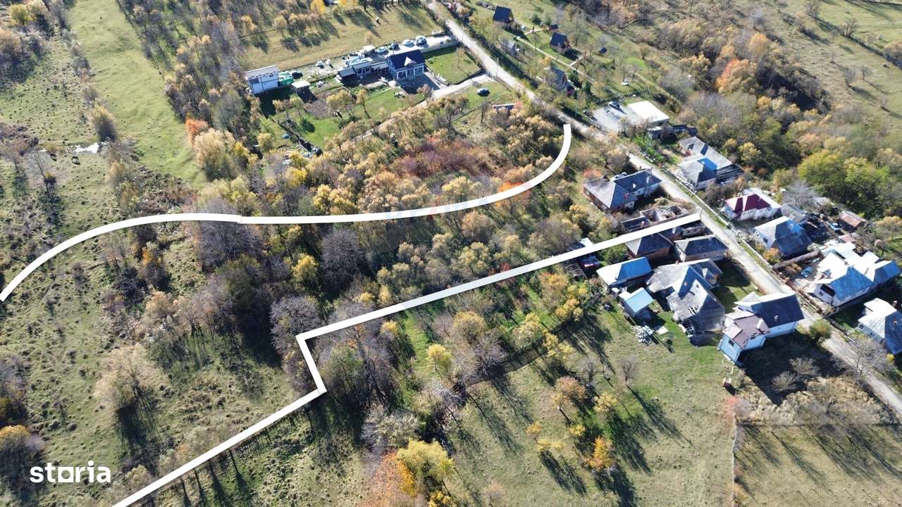Teren si casa de vânzare la baza muntelui Iezer in Valea Mare Pravat-1