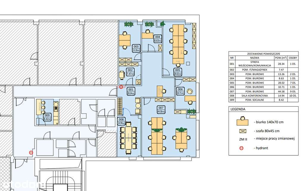 Przestronne biuro w budynku klasy A - bez prowizji - Pełny obrazek: 4/16