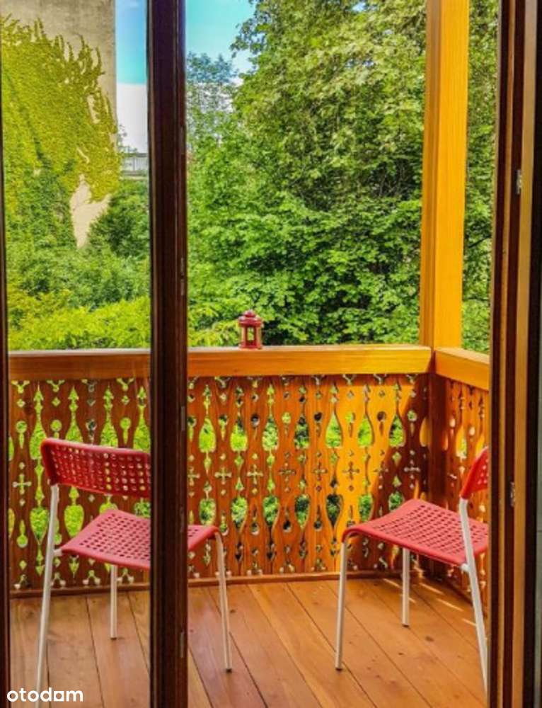 Stare Miasto | 63m2 | 2 pokoje | antresola | balkon | widok na ogród-15