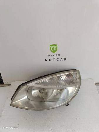 farol óptica esquerdo Renault Scenic 2005 - 2