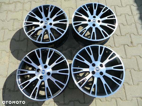 FIAT ALFA ROMEO  ORYGINALNA 6.5" x 17" 4x100 ET 46 felgi aluminiowe - 8