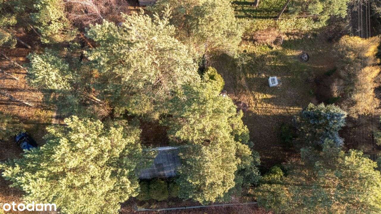 Dom drewniany letniskowy przy lesie Działka 955m-7