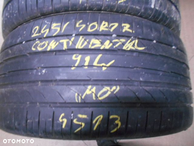 Opony 245/40r17 continental conti sport contact 5 6,3mm lato para - 2