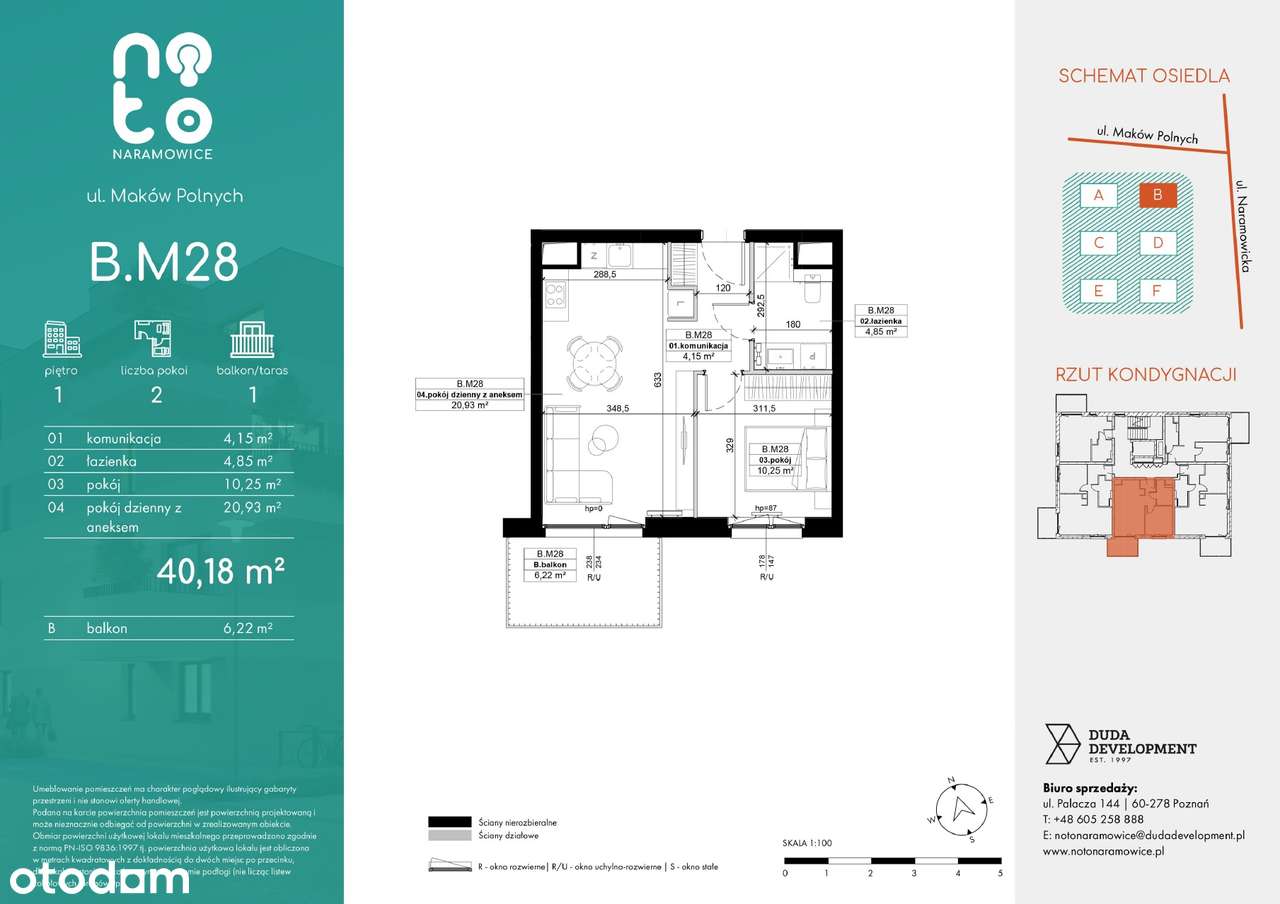 Zielone Naramowice: Funkcjonalne 2-pokojowe Mieszkanie Czeka!-11