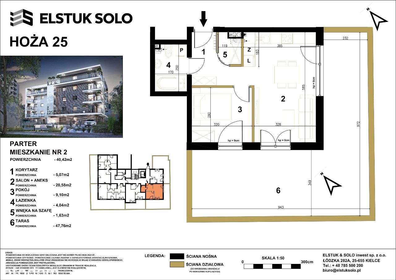 Hoża 25 - wysoki standard-13