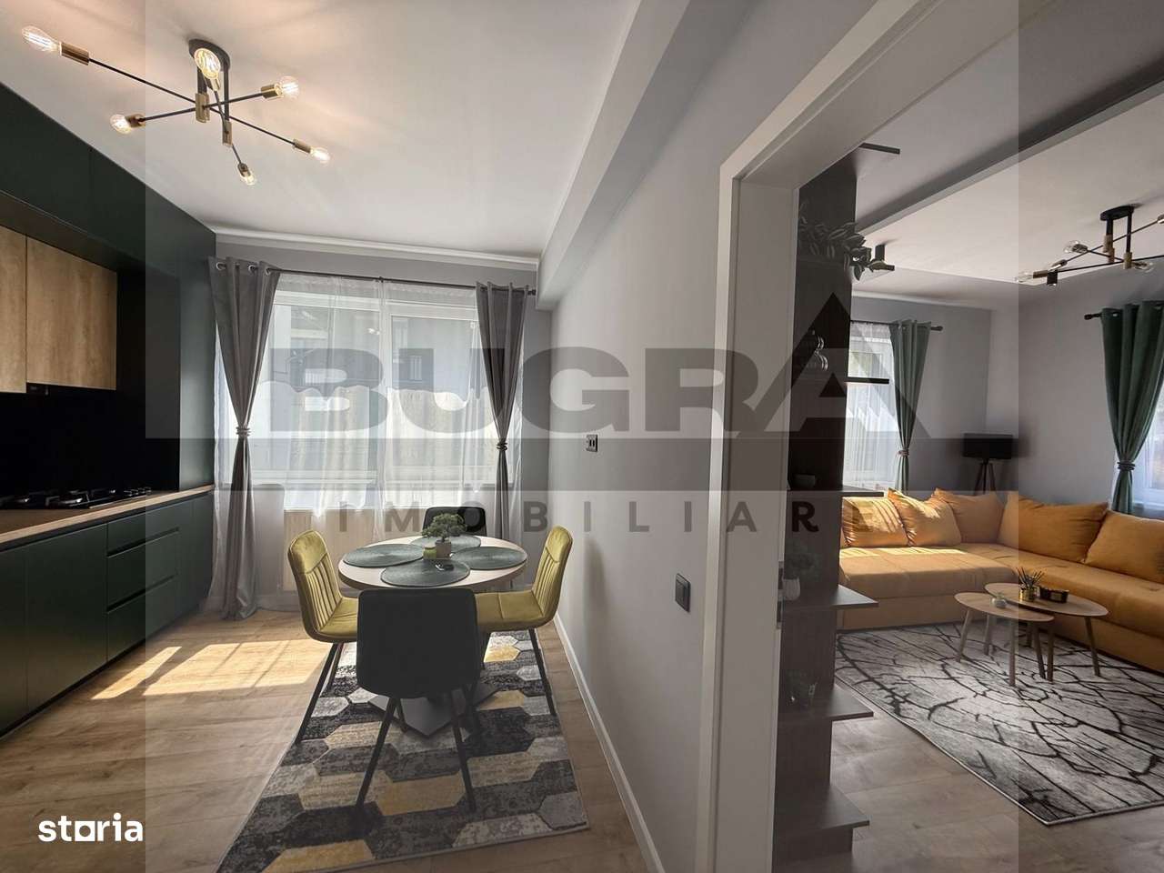 Apartament 2 camere, 58 mp, LUX, garaj, zona Teilor - Imagine principală: 5/12