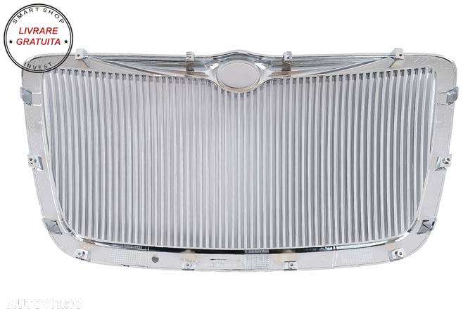 Grila Centrala Chrysler 300C Sedan Avant (2004-2010) Vertical Design Crom- livrare gratuita - 2