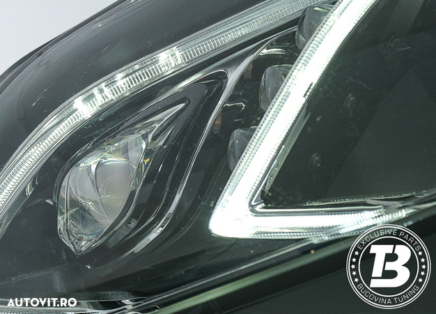 Faruri LED compatibile cu Mercedes E Class W212 Facelift - 6