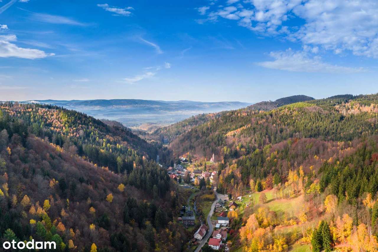 Działka z przepięknym widokiem na las i góry - budowlana w MPZP-10