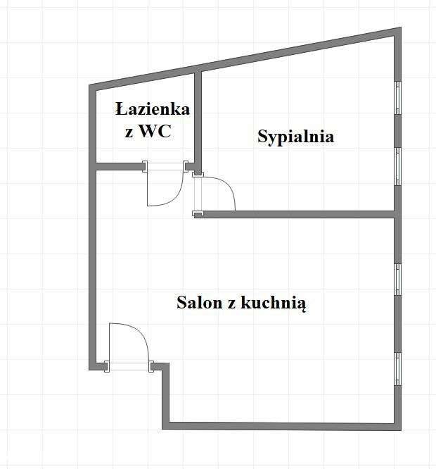 Mieszkanie 2 pokojowe, ul. Henryka Dąbrowskiego 9-8