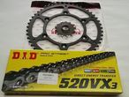 Kit Transmissao Corr. DID VX3 X-Ring Suzuki RM 250 de 1981 a 2012 , RMX 250 - 1