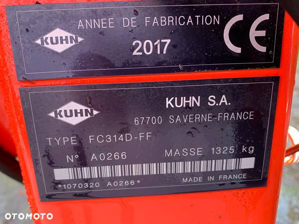 Kuhn FC314D-FF tylna z kondycjonerem - 11