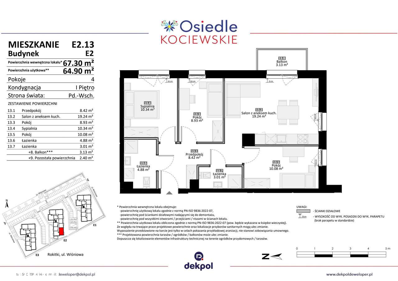 4-pokojowe mieszkanie 64m2 Bez Prowizji - Pełny obrazek: 2/7