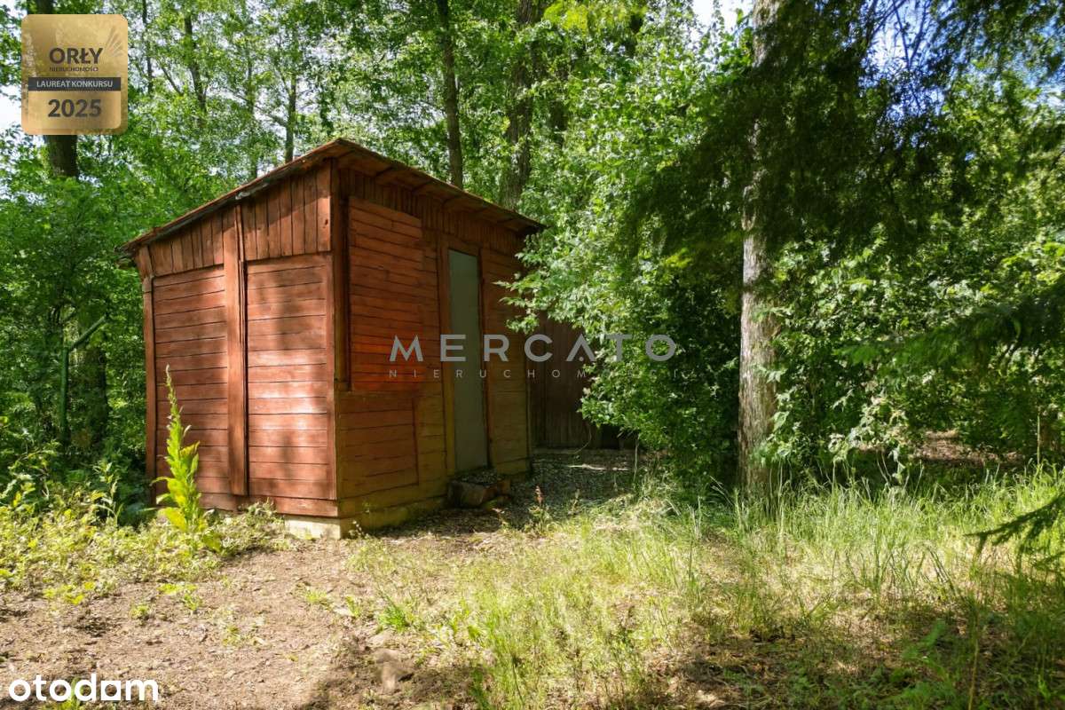 Działka 1 154 m² z 2 domkami - las i rzeka-13